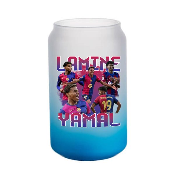 Lamine Yamal Szurkolói Tejüveg Pohár 400 ml